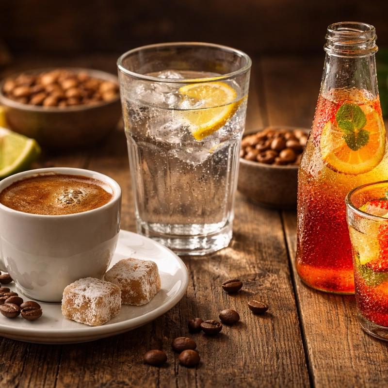 T�rk kahvesinin yan�nda su i�mek mi soda i�mek mi daha faydal�?