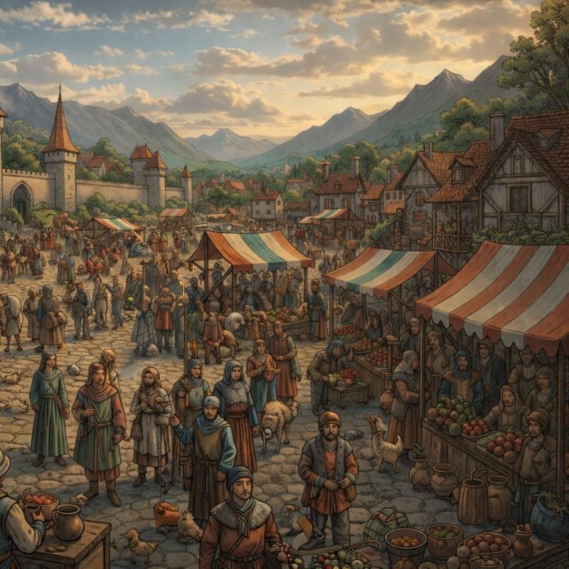 Zek�s�na g�venenler buraya! Bu karma��k orta �a� pazar� g�rselinde saklanan kediyi 10 saniyede bulabilir misin?