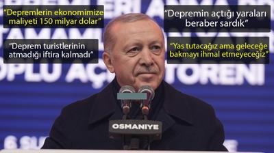 Başkan Erdoğan'dan Özel'e tepki: Faydan yok, bari hizmet edene engel olma