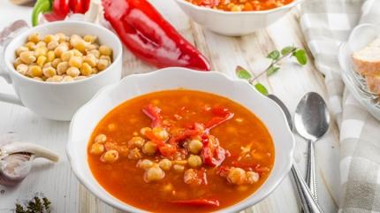 �orba ama tam doyuruyor: Nohut �orbas� tarifi, s�cac�k