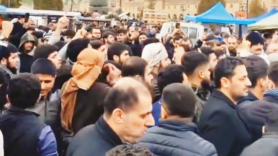 Hz. Peygamber'e hakaret, Erbil'de protesto edildi