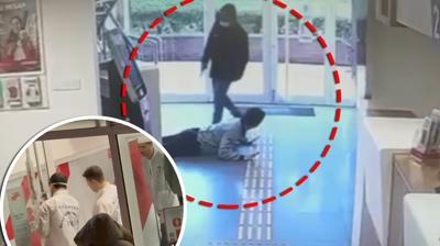 Silahl� banka soygunu! Maskeli h�rs�z g�venlik kameras�na yakaland�