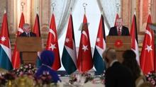 �rd�n Kral� 2. Abdullah Dolmabah�e'de! Ba�kan Erdo�an: �nemli kararlar ald�k