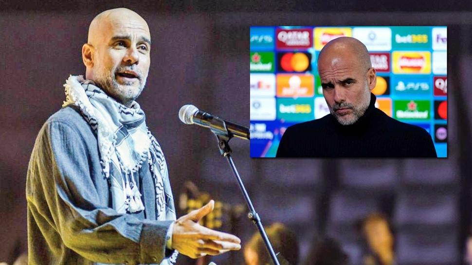 Guardiola'dan tehdide yan�t: Tarafs�z de�il Filistinliyim