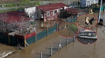 Meri� Nehri ta�t�! Tar�m arazileri ve �iftlikler sular alt�nda