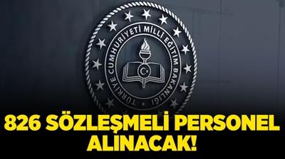 Milli E�itim Bakanl��� 826 S�zle�meli E�itim Personeli alacak!