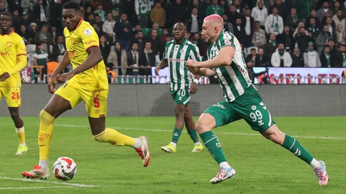 S�per Lig Konyaspor G�ztepe foto�raflar� resimleri