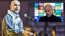 Guardiola'dan tehdide yan�t: Tarafs�z de�il Filistinliyim