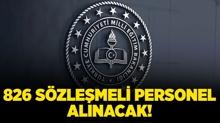 Milli E�itim Bakanl��� 826 S�zle�meli E�itim Personeli alacak!