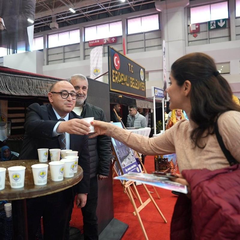 Erdemli EMITT Fuar�'nda ilgi oda�� oldu