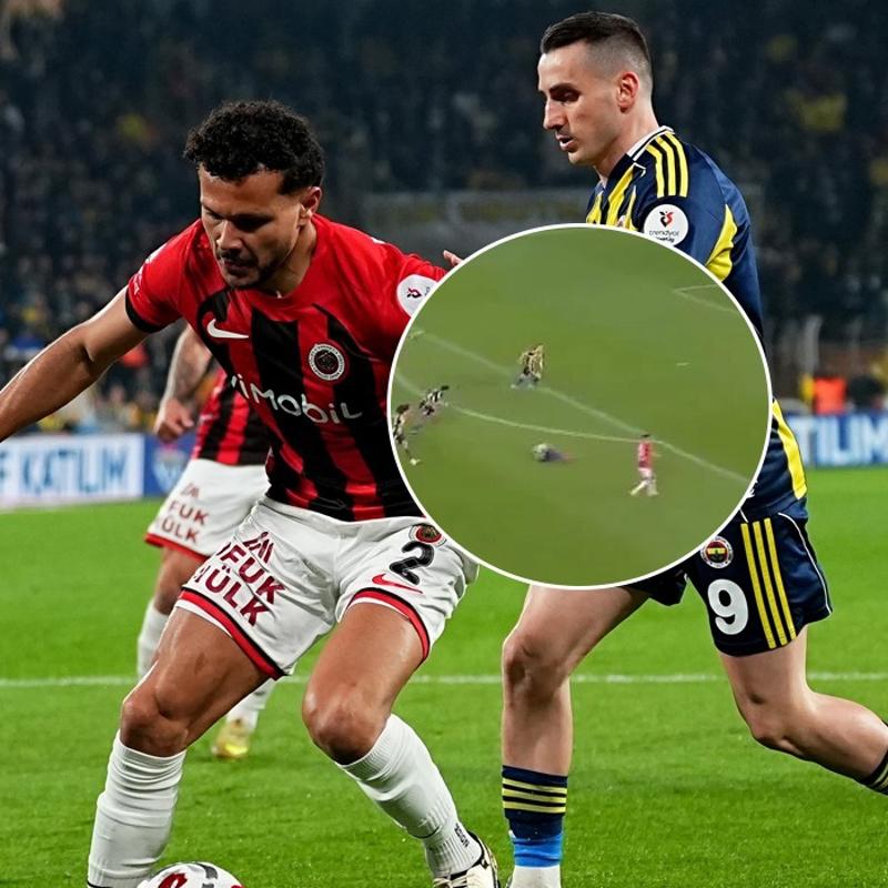 Kad�k�y'de alk�� alan hareket! O�ulcan �lg�n'den fair-play �rne�i