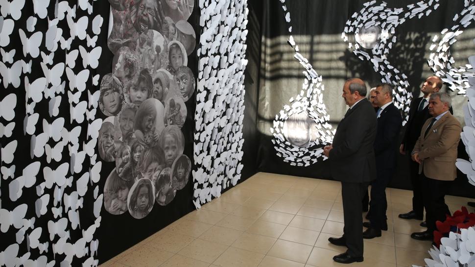 Sava�ta hayat�n� kaybeden �ocuklara a��t: Beyaz Kelebekler Cennete U�tu