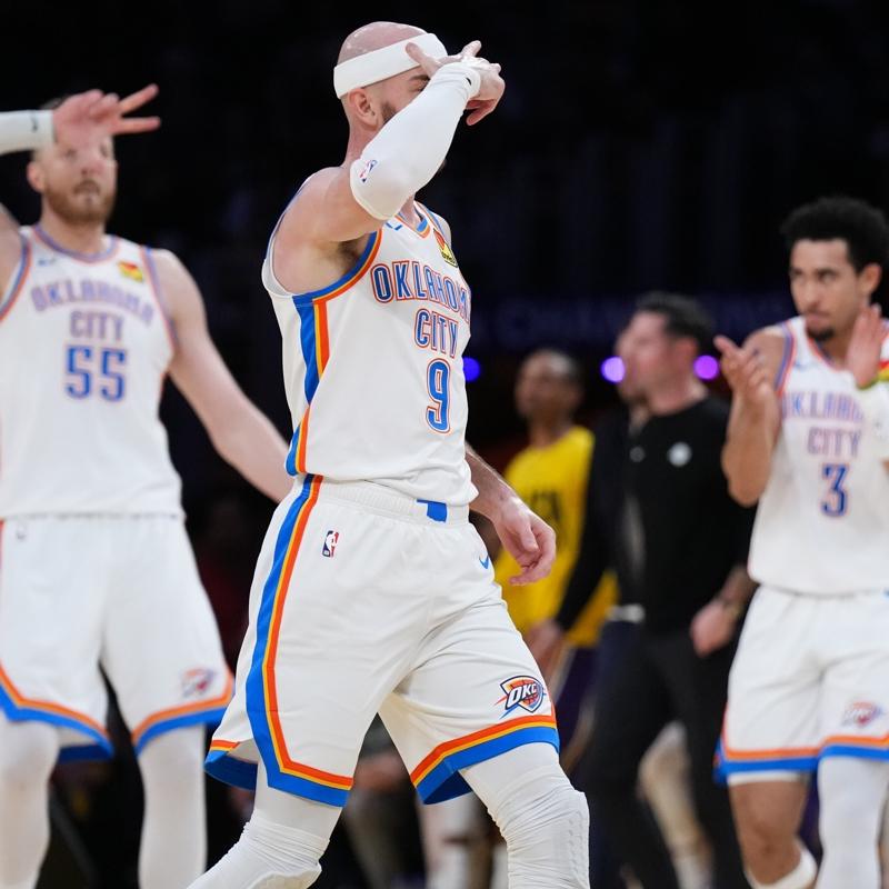 Oklahoma City Thunder deplasmanda Los Angeles Lakers'� yendi