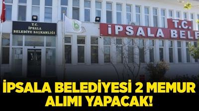 �psala Belediye Ba�kanl��� 2 memur al�m� yapacak!