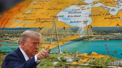 Trump Kanada'n�n k�pr�s�ne g�z dikti: M�lkiyetini isteyip, tehdit etti