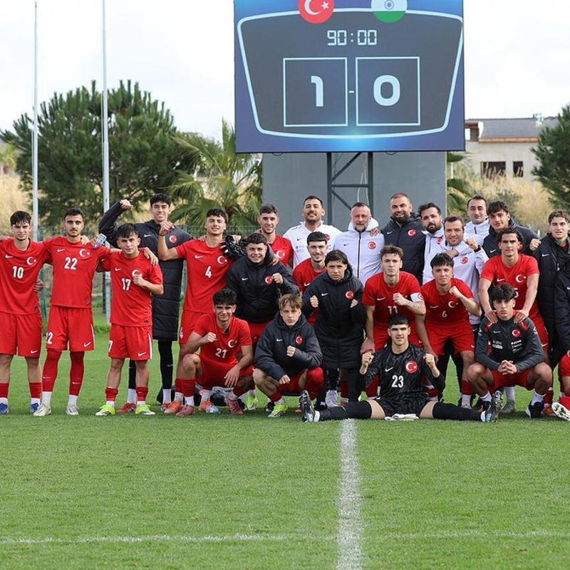 U17 Milliler, haz�rl�k ma��nda Hindistan'� ma�lup etti