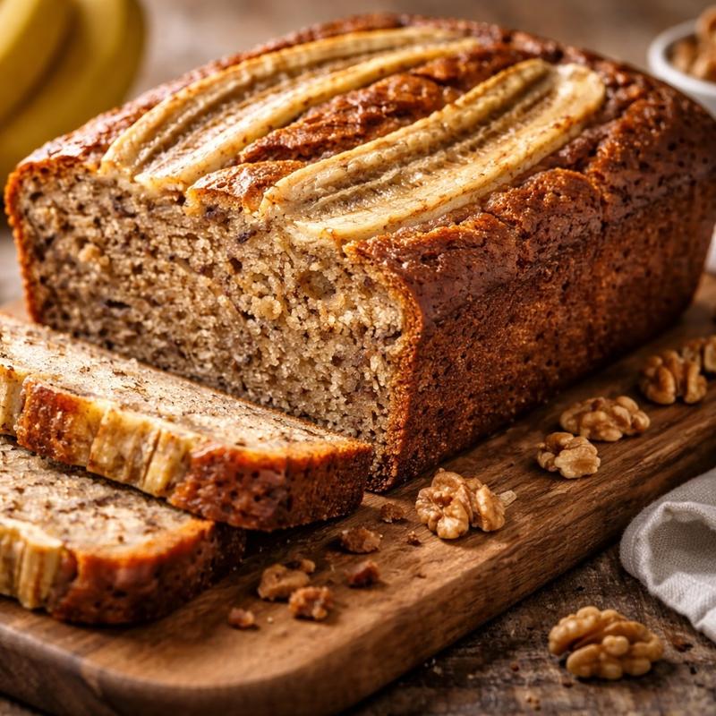 Evdeki kararm�� muzlar� ��pe atmay�n! ��te enfes banana bread tarifi