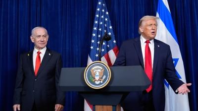 Ana g�ndem �ran ve Gazze! Trump ve Netanyahu g�r��mesi 3 saat s�rd�