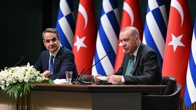 Ba�bakan Mi�otakis Ankara'da! Ba�kan Erdo�an: Ege sorunu iyi niyetle ��z�lebilir