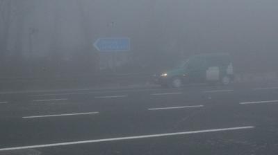 D-100 kara yolunun Bolu Da�� kesiminde sis etkili oldu