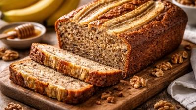 Evdeki kararm�� muzlar� ��pe atmay�n! ��te enfes banana bread tarifi
