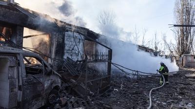 Rusya'n�n Ukrayna'ya d�zenledi�i �HA sald�r�s�nda 4 ki�i �ld�