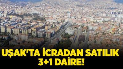 U�ak'ta icradan sat�l�k 3+1 daire!