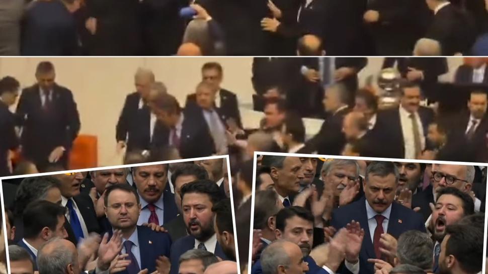 TBMM'de provokasyon! CHP'li vekiller k�rs�y� i�gal etti
