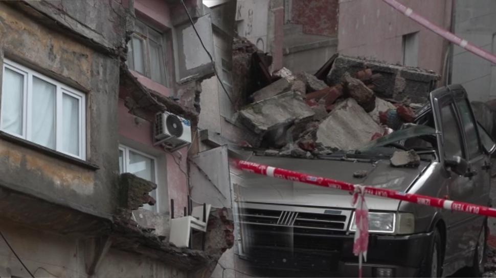 Mahalle g�r�lt�yle aya�a kalkt�! Balkonlar ��kt�, ara� hurdaya d�nd�