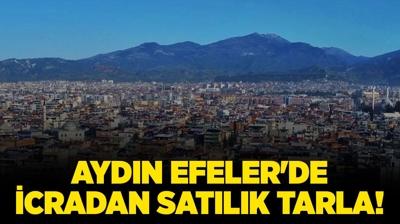 Ayd�n Efeler'de icradan sat�l�k tarla!