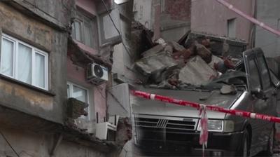 Mahalle g�r�lt�yle aya�a kalkt�! Balkonlar ��kt�, ara� hurdaya d�nd�