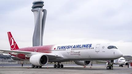 D�nyada en �ok takip edilen u�u� oldu! THY'nin 500'�nc� u�a��na yo�un ilgi