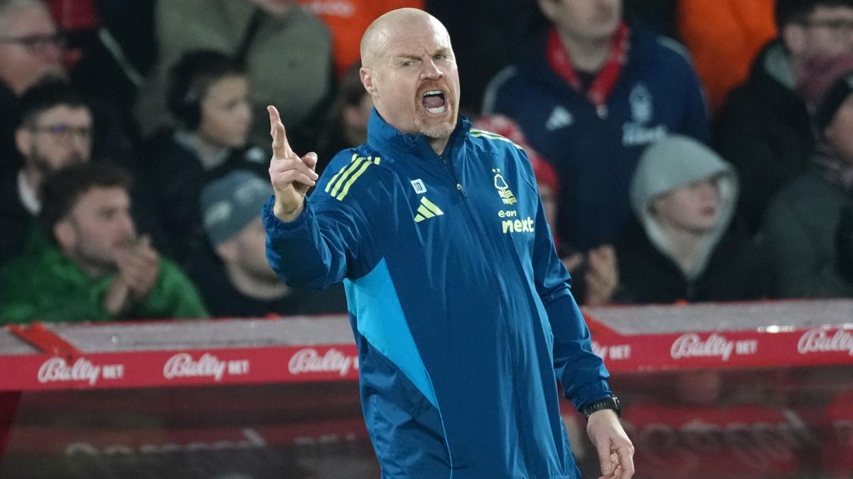 nottingham forest premier lig sean dyche foto�raflar� resimleri
