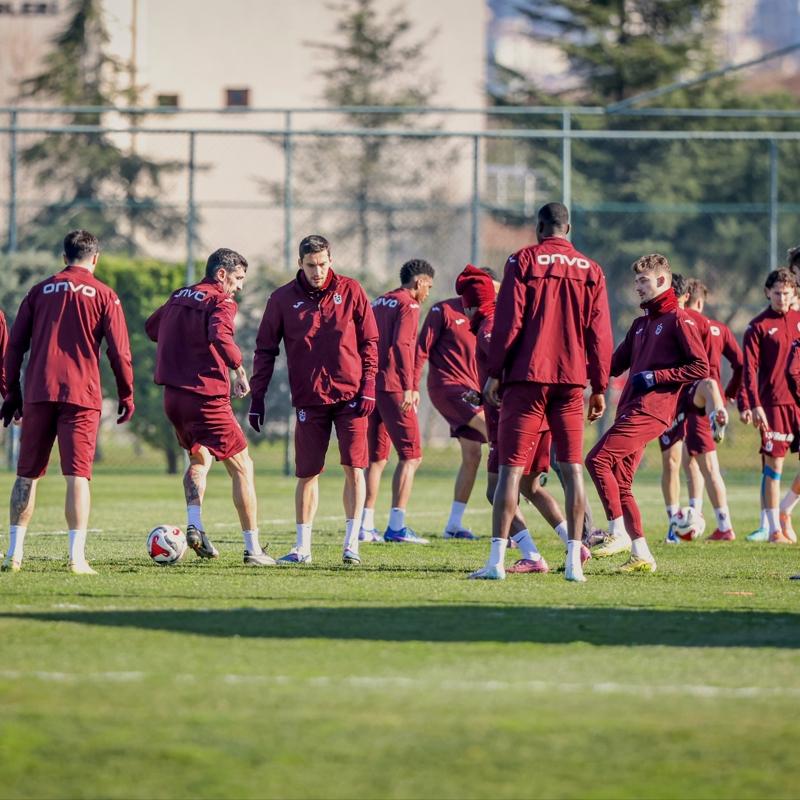 Trabzonspor, Fenerbah�e ma��n�n haz�rl�klar�na tam gaz devam etti
