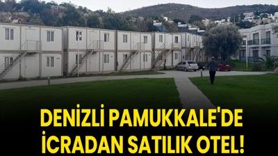 Denizli Pamukkale'de icradan sat�l�k otel!