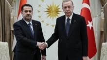 Ba�kan Erdo�an, Irak Ba�bakan� Sudani ile g�r��t�... G�ndemde ter�rle m�cadele vard�
