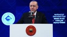Ba�kan Erdo�an'dan Bo�azi�i'nde mesaj: �niversitelerimizi mevzi olarak g�r�yorlar