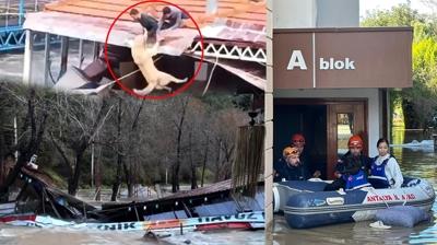 Alanya'da baraj alarmı! İşletme akıntıya kapıldı