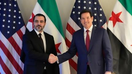 M�nih'te Suriye zirvesi: �eybani, ABD'li mevkida�� Rubio ile g�r��t�