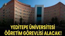 Yeditepe �niversitesi ��retim G�revlisi alacak!