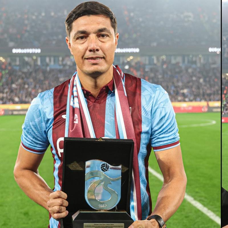 Trabzonspor, Oscar Cardozo'ya plaket verdi