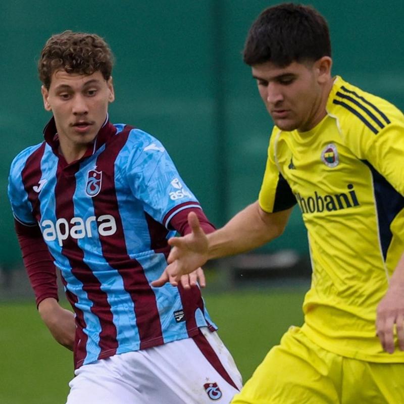 U19 derbisinde Trabzonspor, Fenerbah�e'yi ma�lup etti