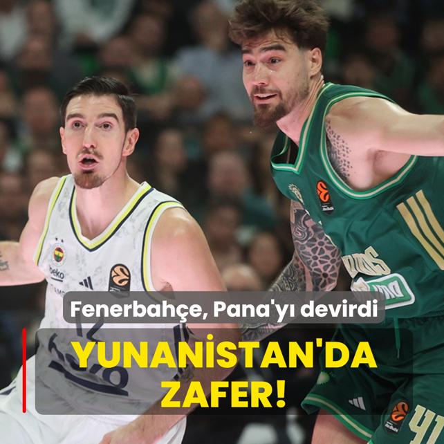 Yunanistan'da zafer! Fenerbah�e, Panathinaikos'u devirdi