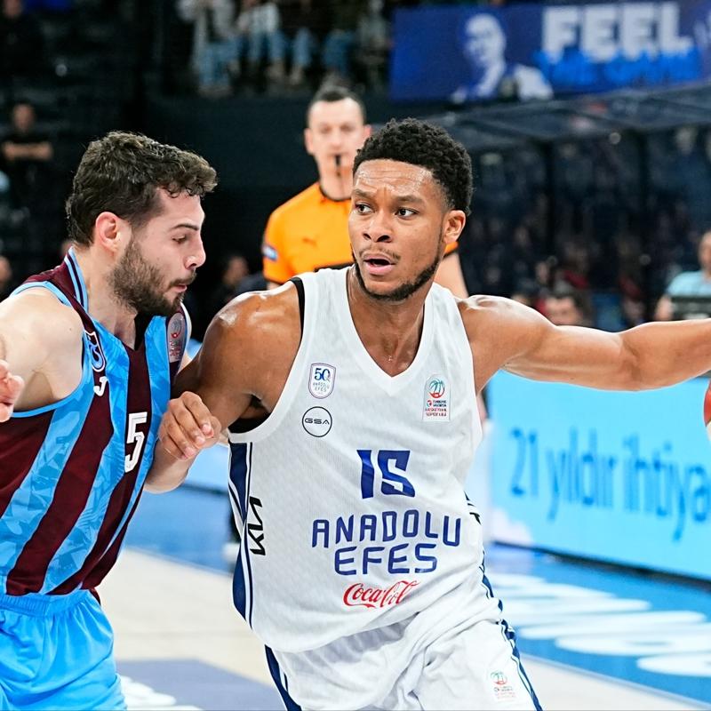 Anadolu Efes, Trabzonspor'un serisini bitirdi