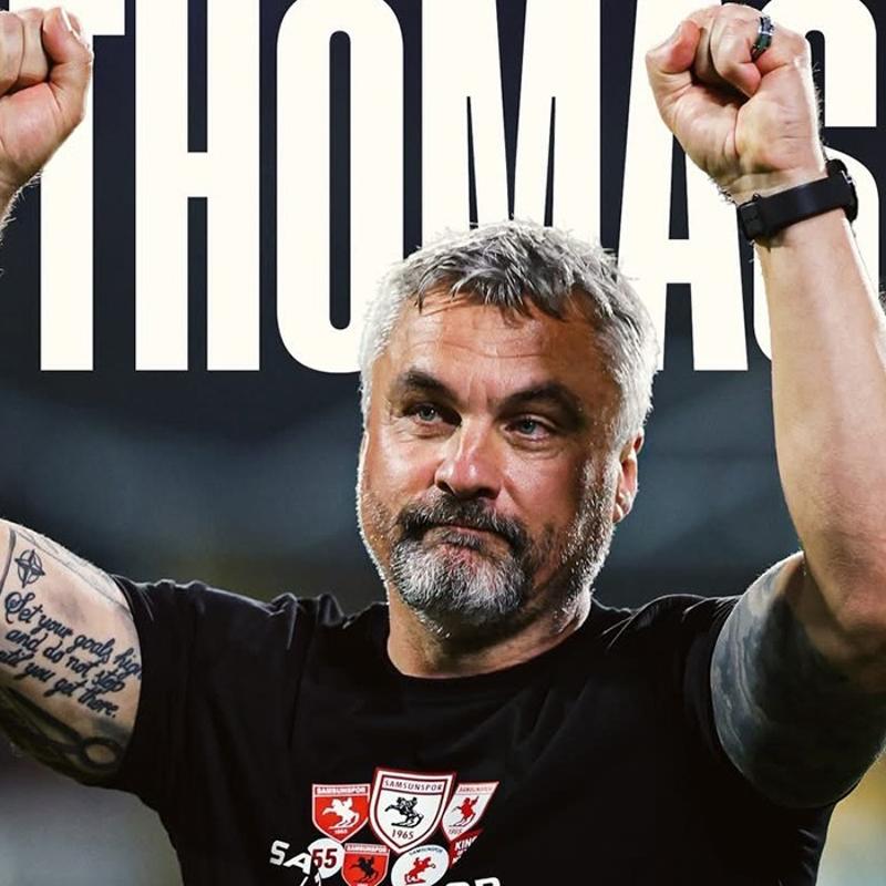 Samsunspor Thomas Reis'a veda etti! 'Her zaman sayg� ve sevgiyle hat�rlanacaks�n'