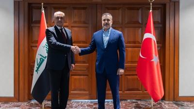 Bakan Fidan, Irak Savunma Bakan� Al Abbasi ile g�r��t�