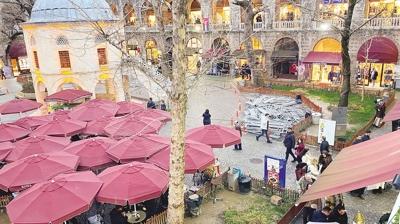 Koza Han'da masalar tekrar kuruldu