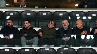 Vincenzo Montella, Başakşehir - Beşiktaş maçını tribünde izledi