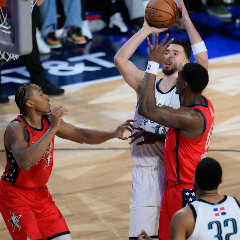 75. NBA All-Star'da �ampiyon USA Stars! Alperen �eng�n ilki ba�ard�