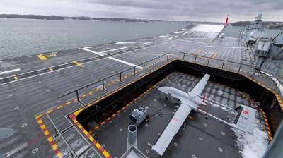 NATO'ya T�rk imzas� kom�uda yank�land�: Bayraktar TB3 bir ilki ba�ard�